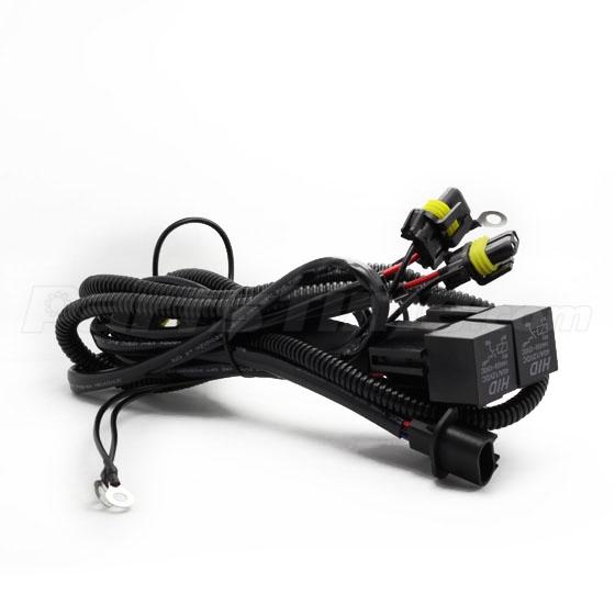 Xenon HID Conversion Kit DualRelay Wiring Harness for H13 H/L 4 Lamps