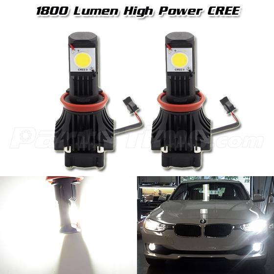 Cree CXA1512 Xenon White 1800LM 25W H11 H8 Led Headlight Low Beam ...
