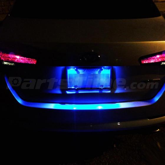 4x T10 5 SMD 5050 License Plate Blue 194 W5W 168 LED Car Light Lamp