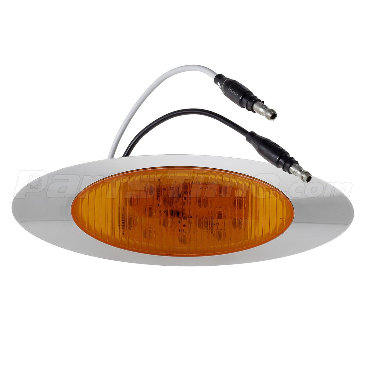 10x Side Marker Light 16LED PeterbiltStyle Replacement Surface Mount 6